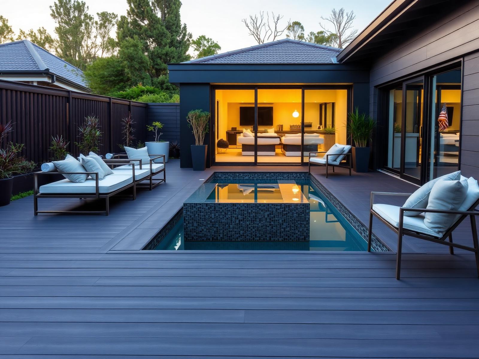 Composite Decking project by Deckitoutdecks