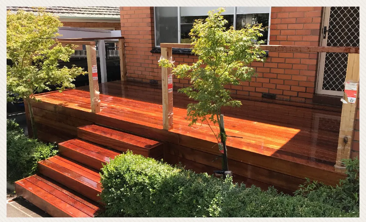 Custom timber deck and pergola built in Melbourne by Deck It Out Decks