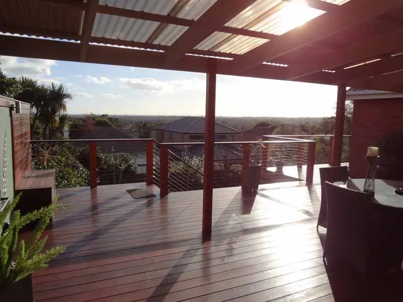 Finished deck and pergola by Deck It Out Decks in Melbourne