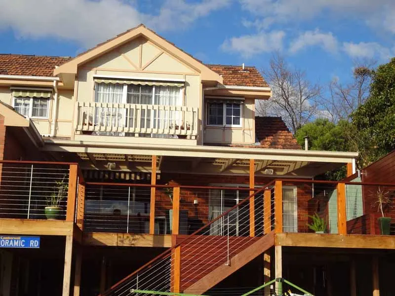 Freshly oiled timber deck in Melbourne