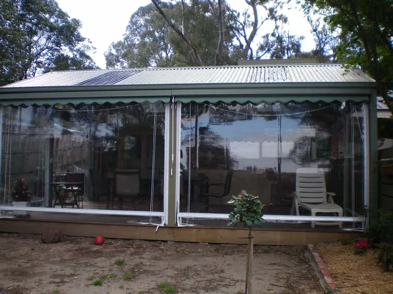 Enclosed verandah and deck in Melbourne