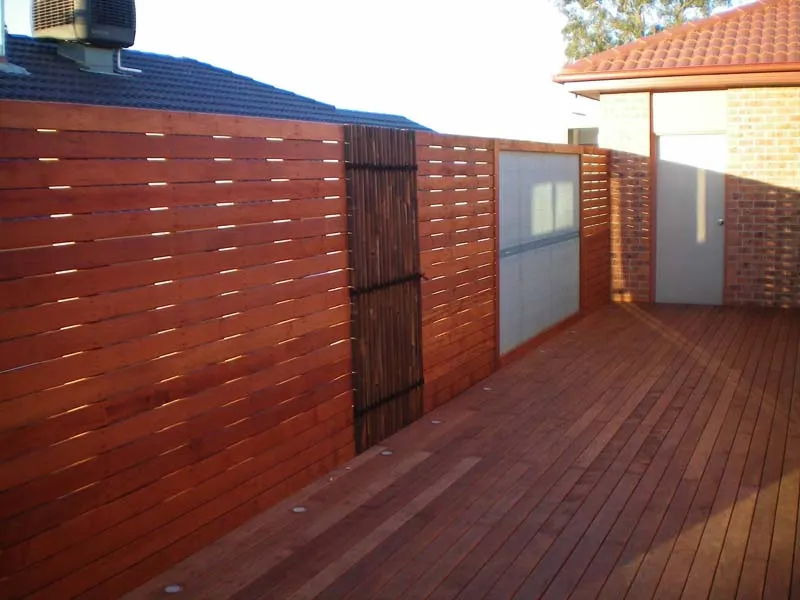 Outdoor screen and seating project 4 by Deck It Out Decks & Pergolas — Melbourne