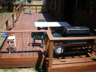 Skillion roof pergola attached to a Melbourne house