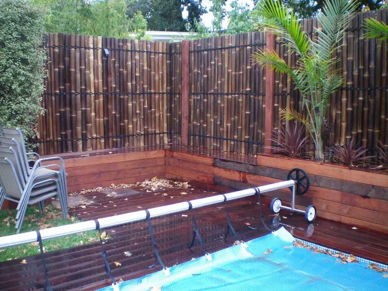 Outdoor screen and seating project 6 by Deck It Out Decks & Pergolas — Melbourne