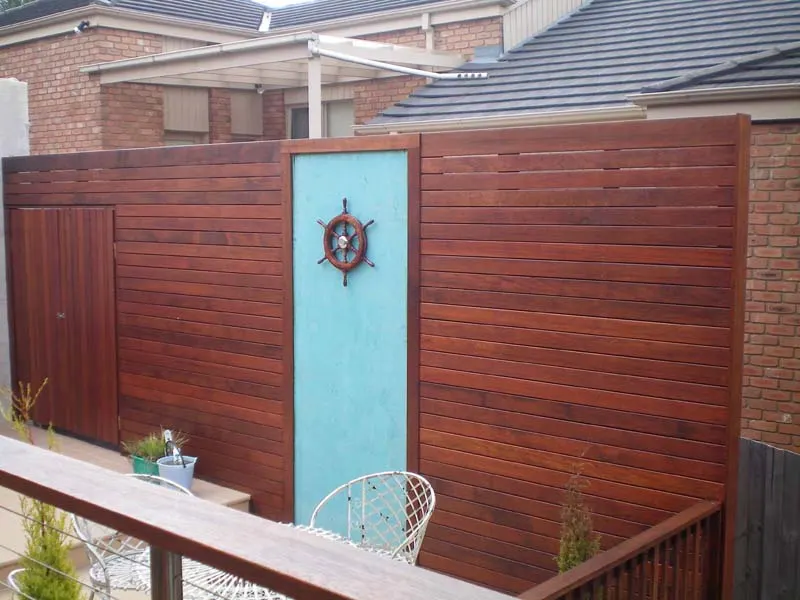 Outdoor screen and seating project 11 by Deck It Out Decks & Pergolas — Melbourne