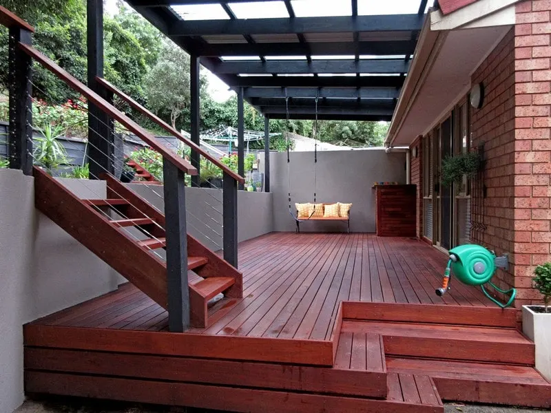 Before and after deck renovation project 4 by Deck It Out Decks & Pergolas — Melbourne