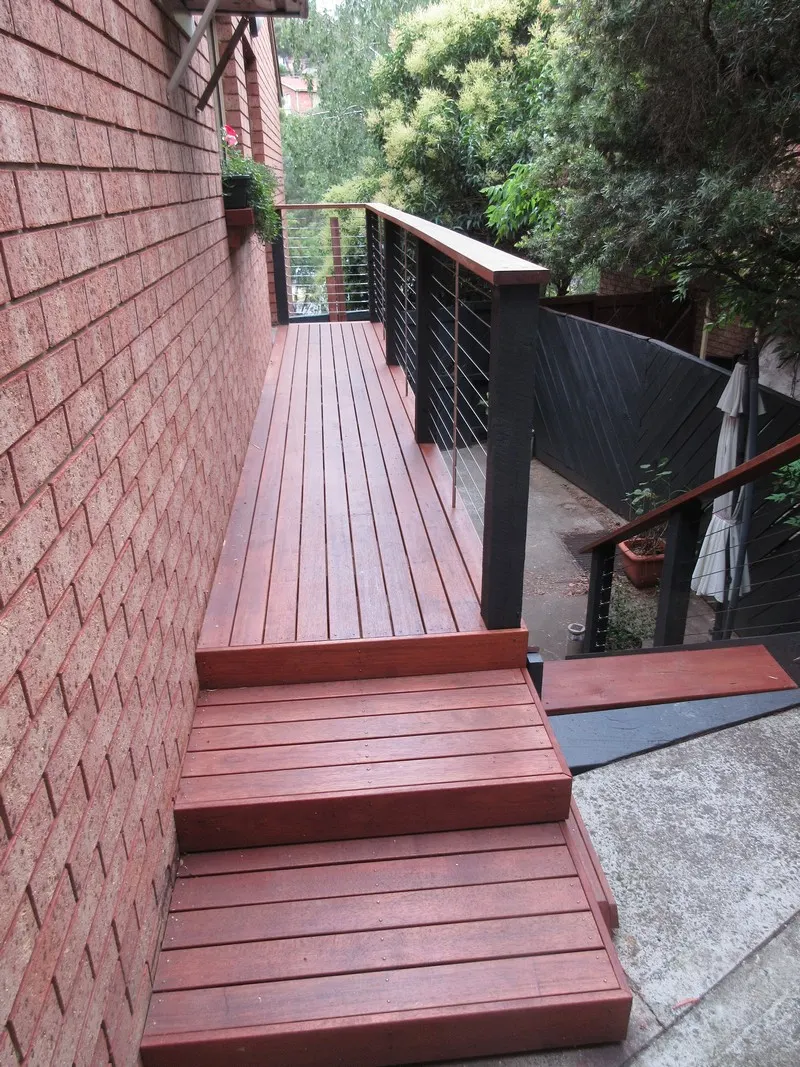Before and after deck renovation project 7 by Deck It Out Decks & Pergolas — Melbourne