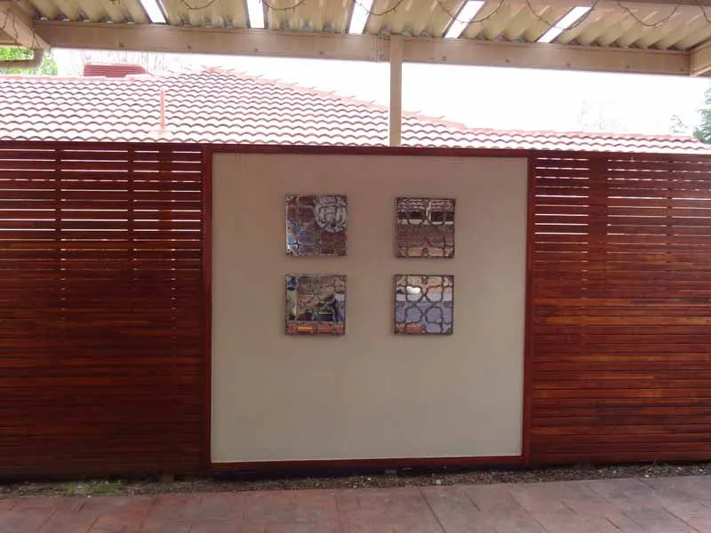 Outdoor screen and seating project 15 by Deck It Out Decks & Pergolas — Melbourne