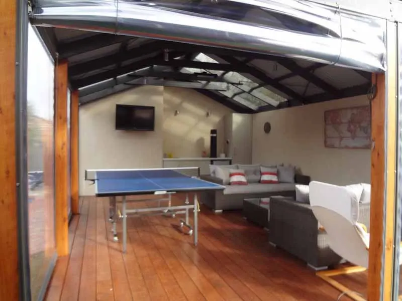 Indoor outdoor room project 40 by Deck It Out Decks & Pergolas — Melbourne