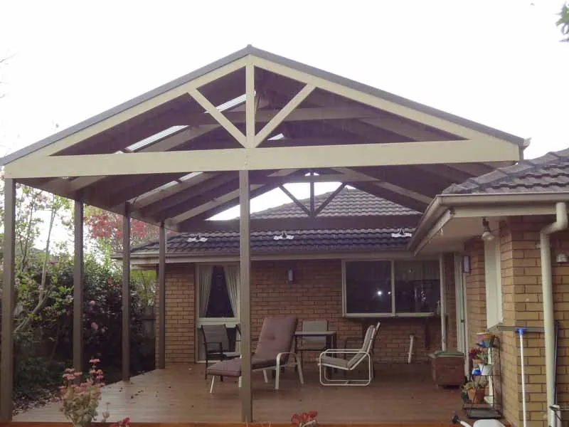 Timber pergola project 12 by Deck It Out Decks & Pergolas — Melbourne