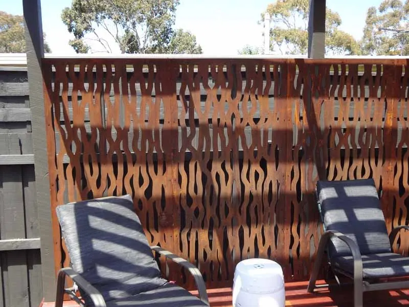 Outdoor screen and seating project 17 by Deck It Out Decks & Pergolas — Melbourne