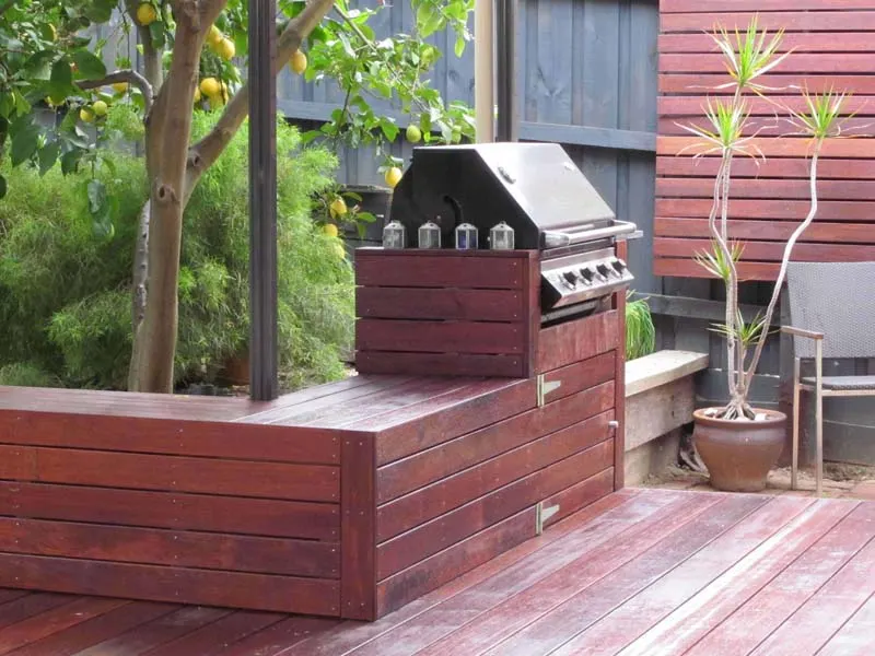 Outdoor screen and seating project 24 by Deck It Out Decks & Pergolas — Melbourne