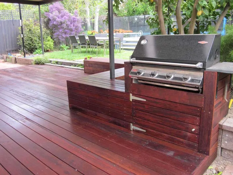 Outdoor screen and seating project 25 by Deck It Out Decks & Pergolas — Melbourne